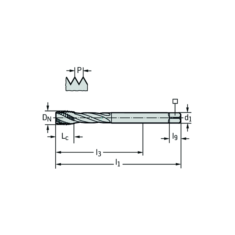 Walter TC121-M12-L0-WW60RG Machos de roscar a máquina HSS-E (-PM)