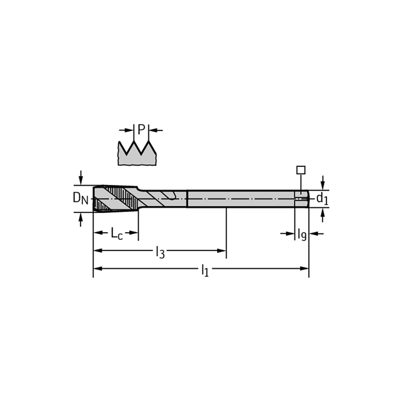 Walter TC142-G1/8-L0-WY80FC Machos de roscar a máquina HSS-E (-PM)