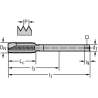 Walter TC216.UNF3/4-L0-WY80AA Machos de roscar a máquina HSS-E TC216