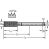 Walter TC410-G1/2-N6-WY80AD Laminadores a máquina HSS-E