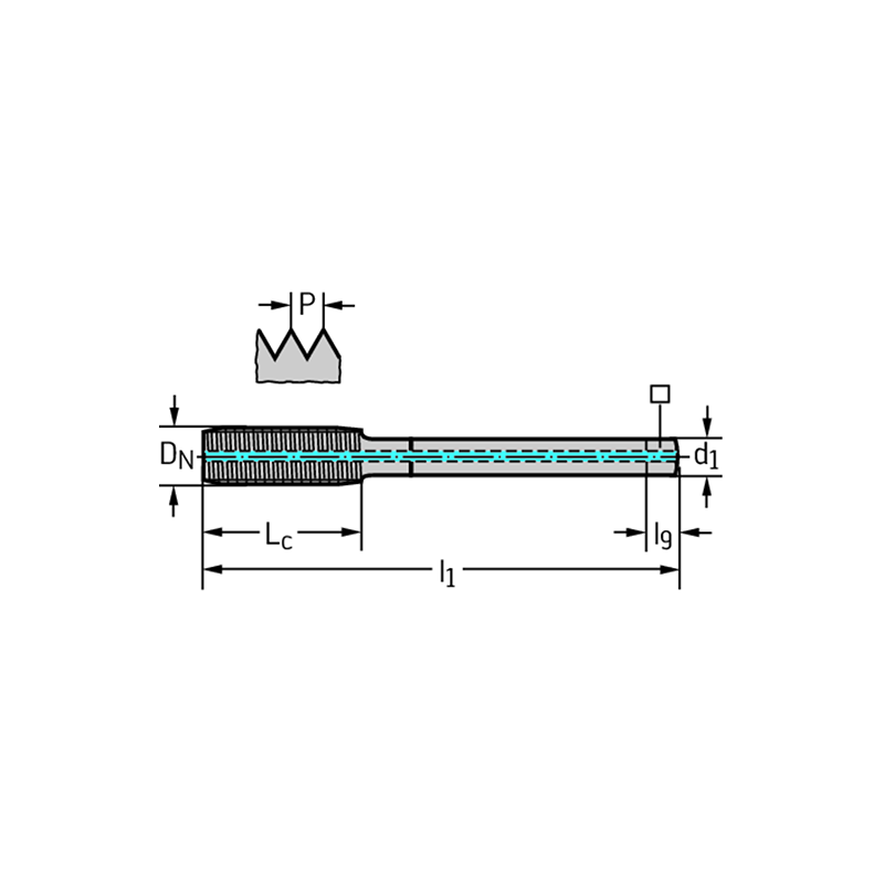 Walter TC420-M10X1-L1-WW60AD Laminadores a máquina HSS-E-PM