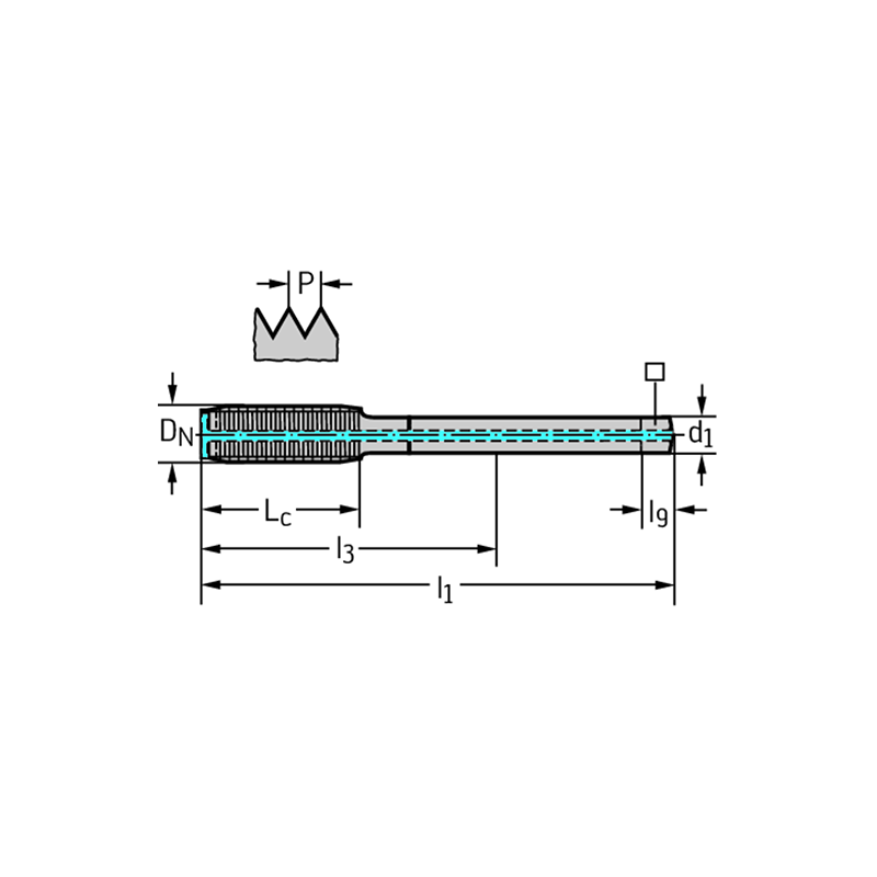 Walter TC420-M14X1.5-L2-WW60BA Laminadores a máquina HSS-E-PM