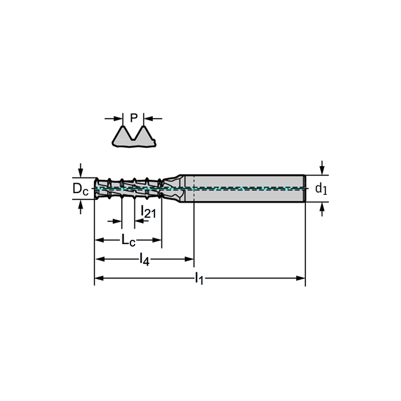 Walter TC620-M6-A1D-WB10TJ Fresas de roscar de varias hileras
