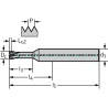 Walter TC685-M14-A1E-WB10RC Fresas de taladrar y roscar orbitales