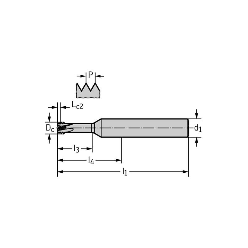 Walter TC685-M5-A0E-WB10RC Fresas de taladrar y roscar orbitales