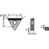 Walter TCGW090204FS-9 WDN10 PKD: triangulares positivas 60° TCGW