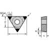 Walter TCGW110208TM-3 WBH10C CBN: triangulares positivas 60° TCGW