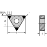 Walter TNGA160408TM-3 WBH10C CBN: triangulares negativas 60° TNGA