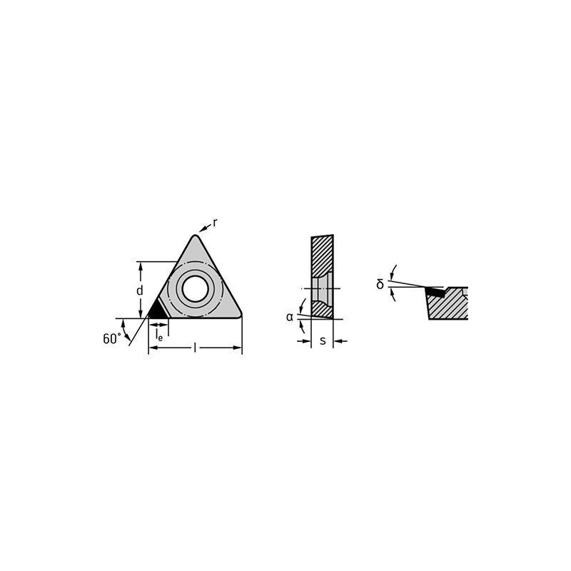 Walter TPGW16T304FS-1 WDN10 PKD – Triangulares positivas 60° TPGW