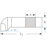 Portaherramientas Soldadas de Widia ISO 5 5º para Torneado Exterior Blue-Master