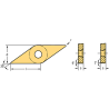 Walter VCGT110301-FN2 WNN10 Romboidales positivas 35°