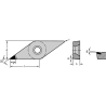 Walter VCGT110304FS-1 WDN10 PKD: romboidales positivas 35° VCGT