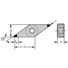 Walter VNGA160408TS-2 WBK20 CBN – Romboidales negativas 35° VNGA