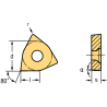 Walter WCGT030202-X15 WAK15 Trigona positivas 80°
