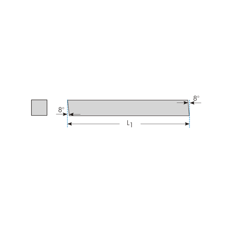 Cuchillas Cuadradas de Cobalto 10% Para Torno DIN4964  Forma B  