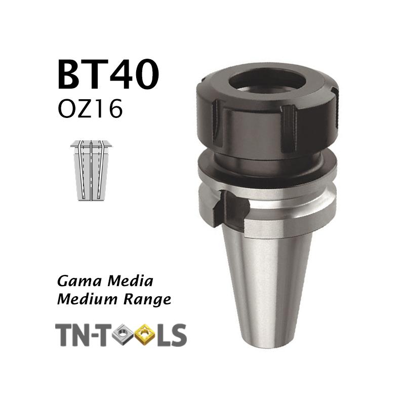 Cono Portapinzas BT40 OZ16 DIN6388 Gama Media