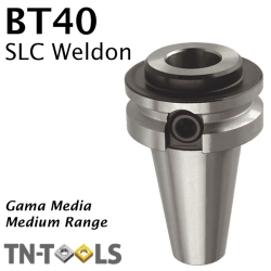 Cono Portafresas MAS403 BT40 Weldon Corto Gama Media