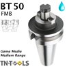 Cono Portafresas DIN69871 BT50 con Chavetas Frontales FMB con Refrigeración Interna Gama Media