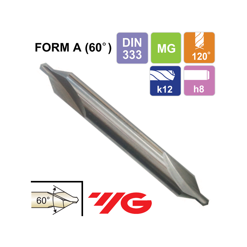 Carbide, Center Drills 60º Form A Carbide, Center Drills 60º Form A