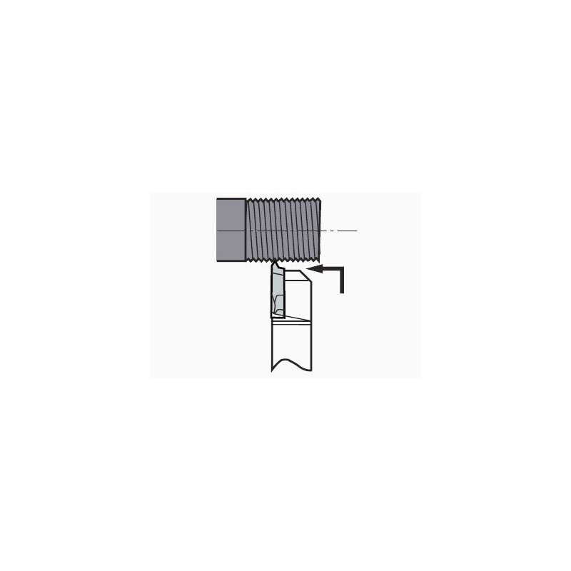 Tungaloy JSTTR1212F3 Portaherramientas de Roscado Tungaloy JSTTR1212F3 Portaherramientas de Roscado