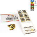 Kit de Placas de Roscar 22ER + IR TN-TOOLS de Rosca Trapezoidal (3,5 - 6,0) Recubrimiento TIN