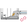 Set SDUC 93°Internal Turning Holders