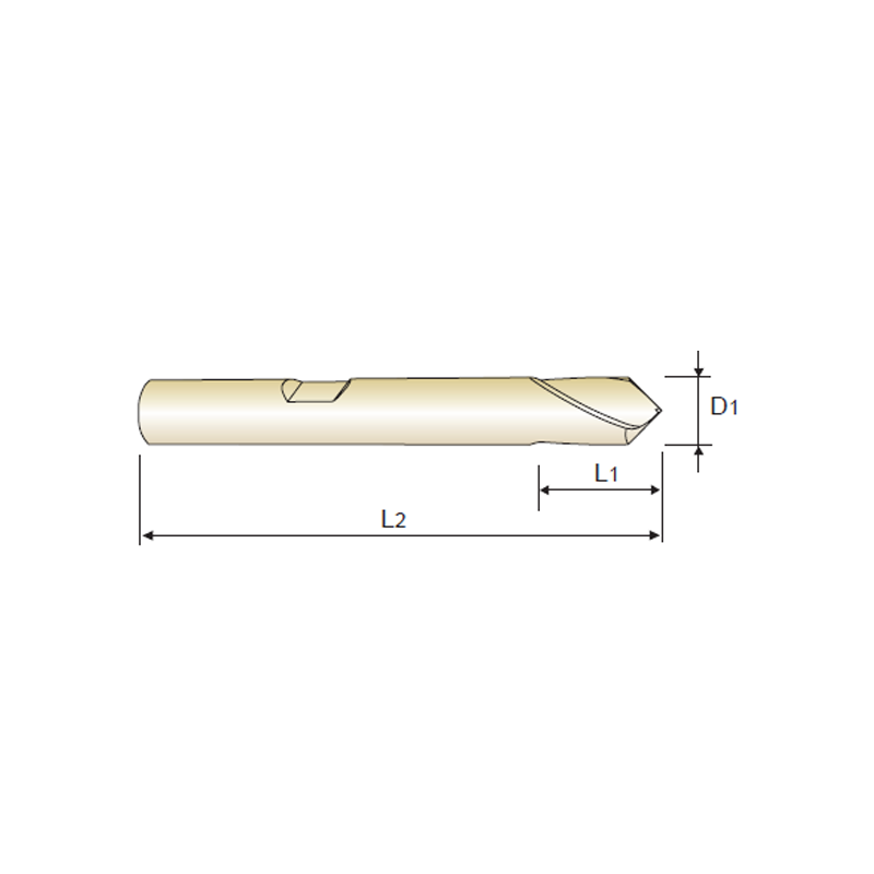 Broca Centrar CNC 90º Metal Duro YG1