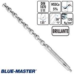 Broca Cónica Extralarga HSSCo5 BlueMaster