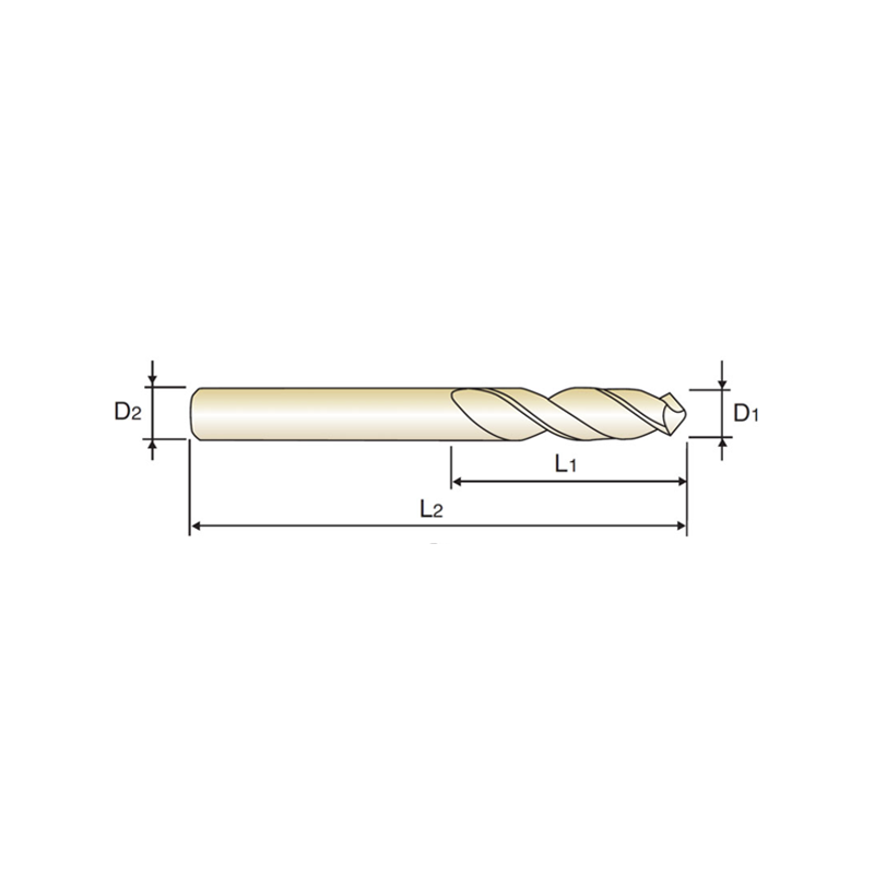 Broca Corta INOX HSS-EX, HPD-SUS TIN YG1