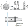 Adaptador de anillos con Ranura Transversal para Fresa 2942.90.