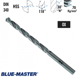 Broca Blue-Master DIN340 HSS Serie Larga