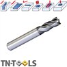 Fresa Metal Duro 4 Cortes Recubrimiento TiCN 56HRC