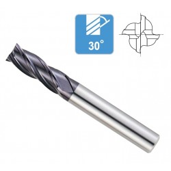 Mills Carbide 4 Cortes Recubrimiento TiCN 56HRC