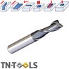 Fresa Metal Duro 2 Cortes Recubrimiento TiCN 56HRC