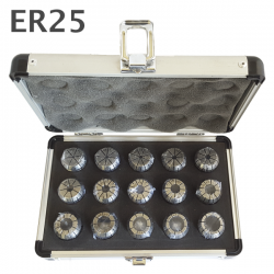 Set de Pinzas ER25 (2-16) 15 Piezas