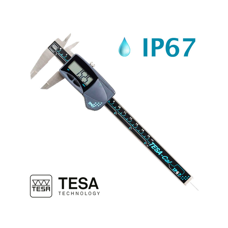 Calibre Digital Tesa-Cal IP 67 para Medición Digital