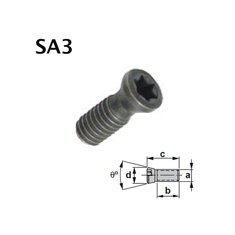 Tornillo SA3 para Internal Threading Toolholder STXN 16-20-25-32 Tornillo SA3 para Internal Threading Toolholder STXN 16-20-25-32