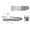 Étau de précision AVQ-125G/HV mécanique avec amplificateur de la force de serrage