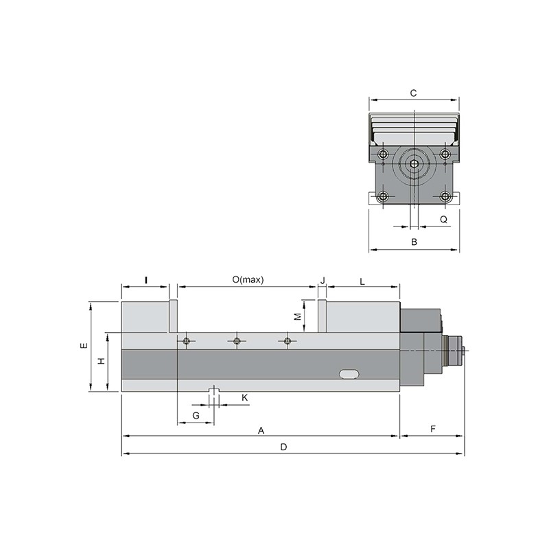 Mordaza de Precisión Mecánica AVM-160G/HV