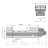 Precision vice AVM-200G/HV mechanical with mechanical booster