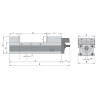 Étau de précision AVC-160G/HV mécanique