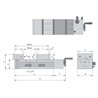 Étau de précision AMP-300G/HV pneumatique et hydraulique