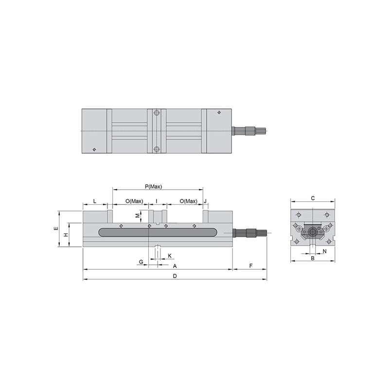 Mordaza Twin Mecánica TLD-40G/HV