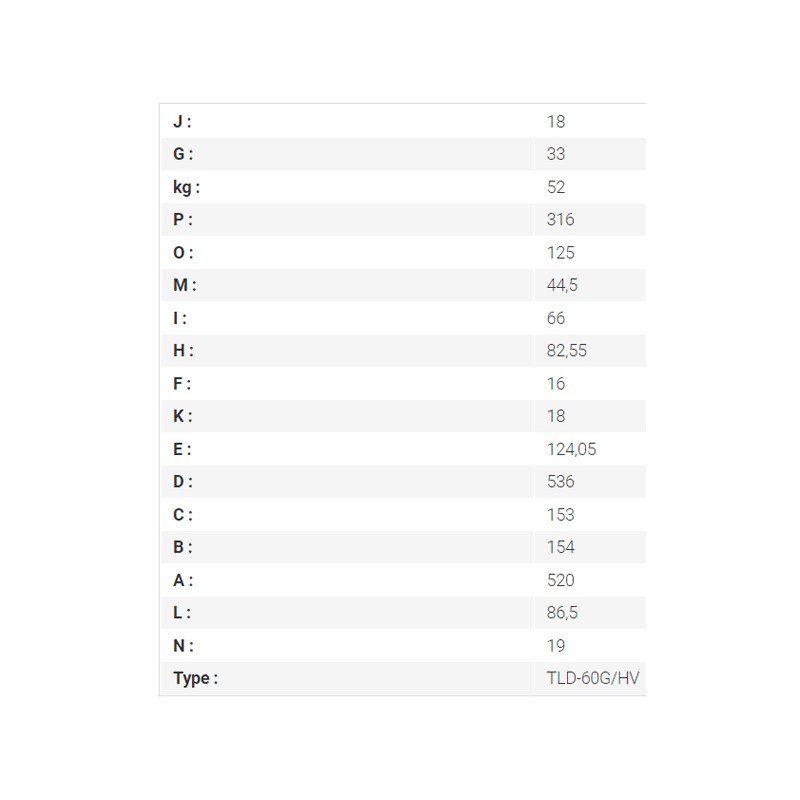 Étau mécanique à double serrage TLD-60G/HV