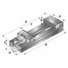 Étau de precision ATI-200 mécanique