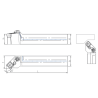 External Coolant Turning Holder PSSNR/L-PH (45°)