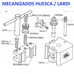 Spare parts for Turning Turrets Lardi-Mecanizados Huesca