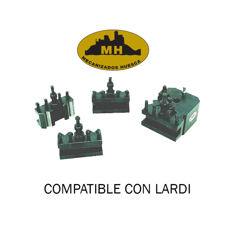 2 and 3 sided TURRET KIT + 4 TOOL HOLDERS Lardi-Mecanizados Huesca 2 and 3 sided TURRET KIT + 4 TOOL HOLDERS Lardi-Mecanizados Huesca