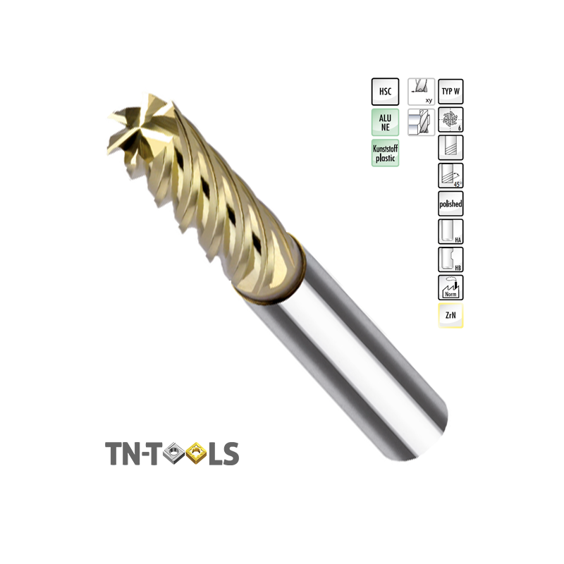 Carbide Cutter 6 Cuts 45º HB Carbide Cutter 6 Cuts 45º HB