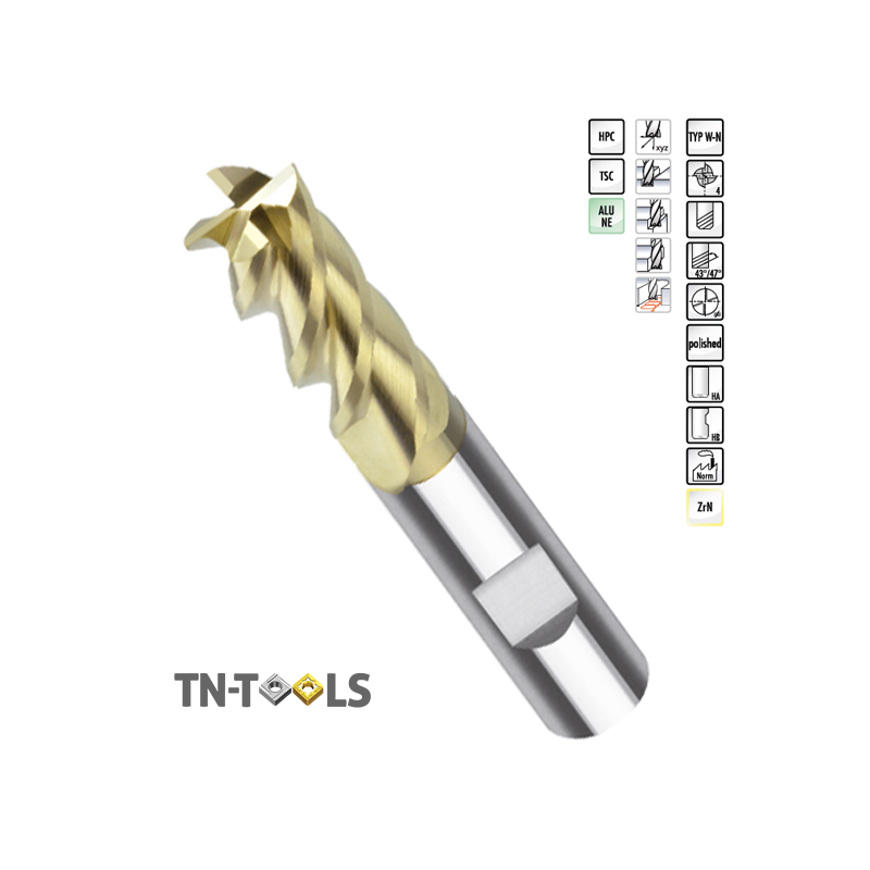 Carbide Cutter 4 Cuts 43º/47º HB Carbide Cutter 4 Cuts 43º/47º HB
